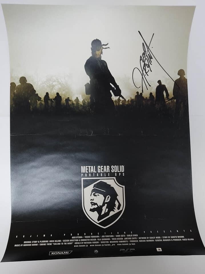 非売品】メタルギアソリッド ポータブル オプス+ PSP B2 ポスター