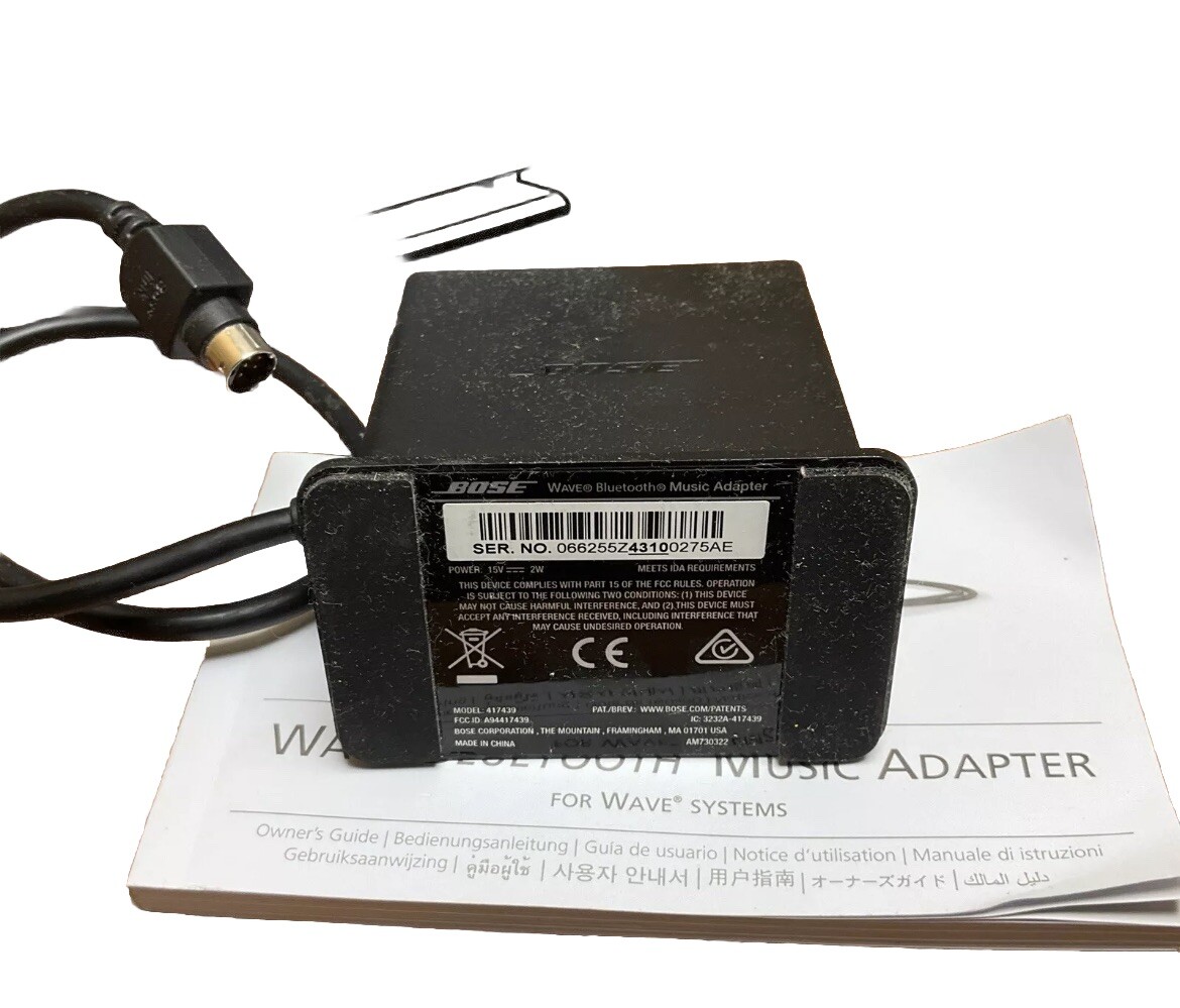 Bose Wave Bluetooth Music Adapter For Wave Music System Used
