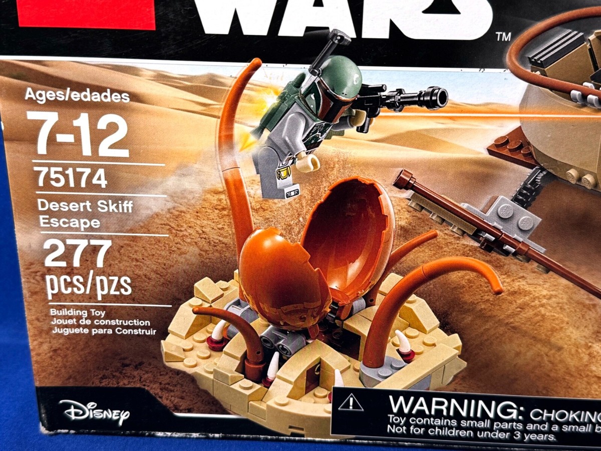 New - DESERT SKIFF ESCAPE - Star Wars Lego 75174 Boba Fett