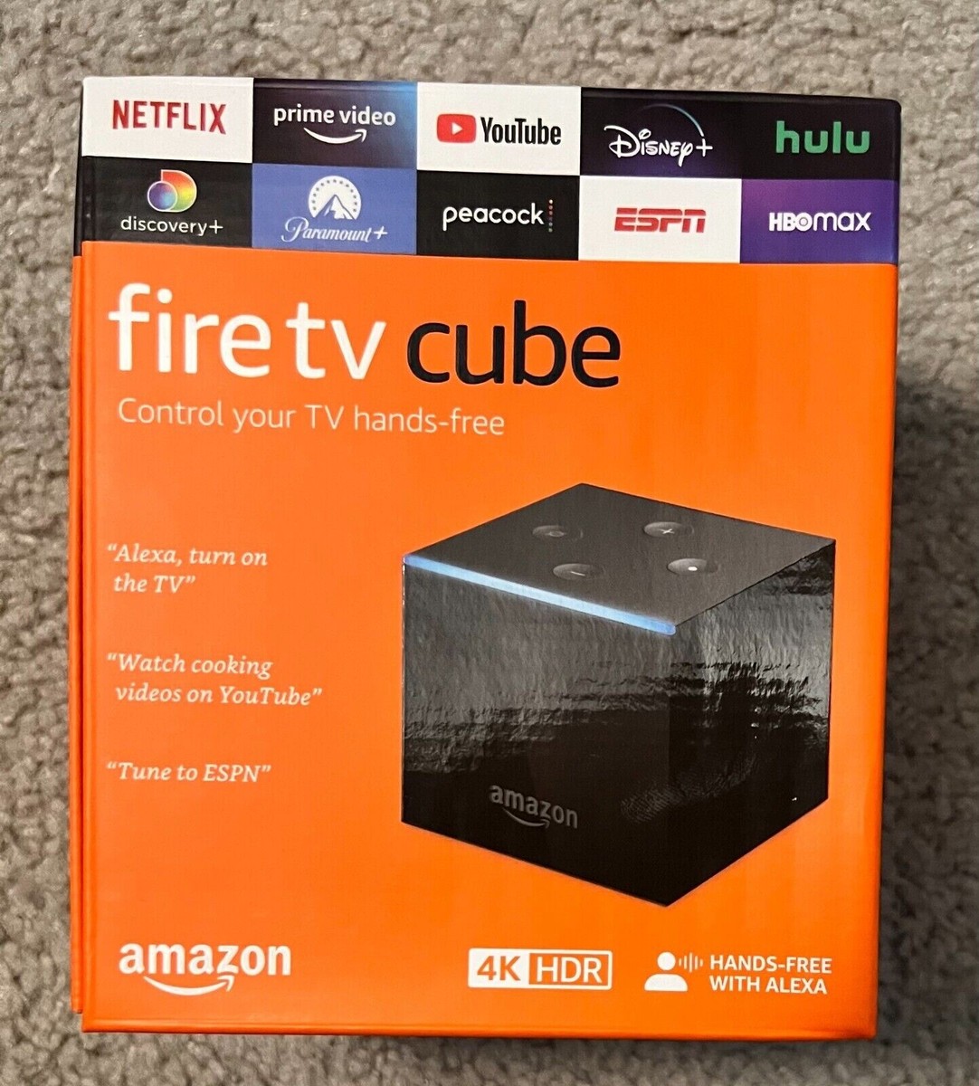 Amazon Fire TV Cube A78V3N Streaming Media Player with Voice