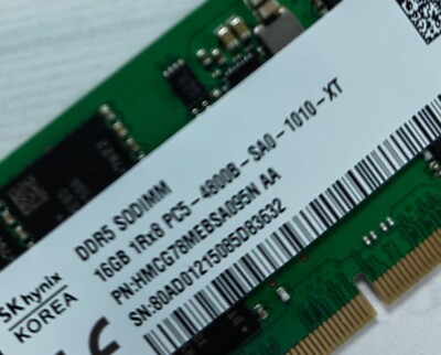 SK Hynix 16GB DDR5 4800 Laptop SODIMM RAM 1Rx8 PC5-4800B for DELL