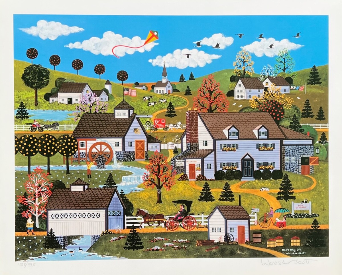 Jane Wooster Scott DOC'S DAY OFF Hand Signed Limited Edition