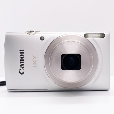 Canon PowerShot IXY 200 Silver ELPH 185 Digital Camera 20MP 85