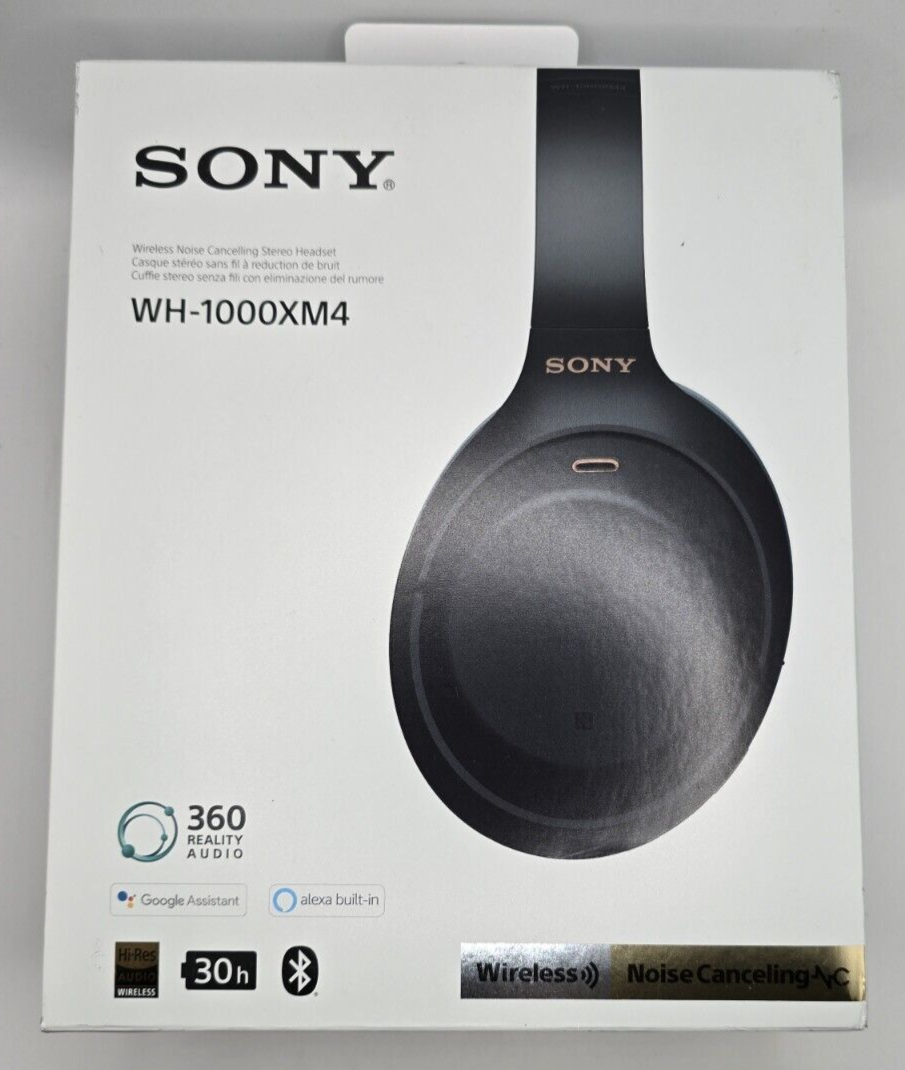 Sony WH-1000XM4ワイヤレスヘッドホン ブラック ケース付き SONY WH