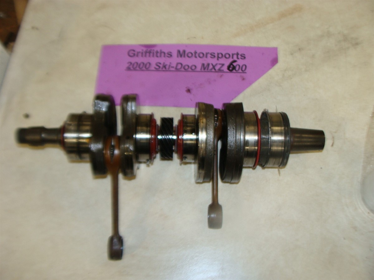 2000 SKI DOO MXZ 600 ZX chassis crankshaft crank shaft rods