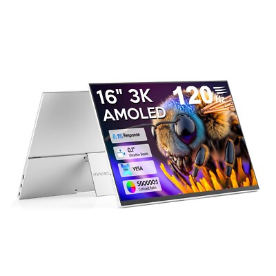 OLED モバイルモニター 16インチ 3K 2880x1800 120Hz Amazon.com: OLED