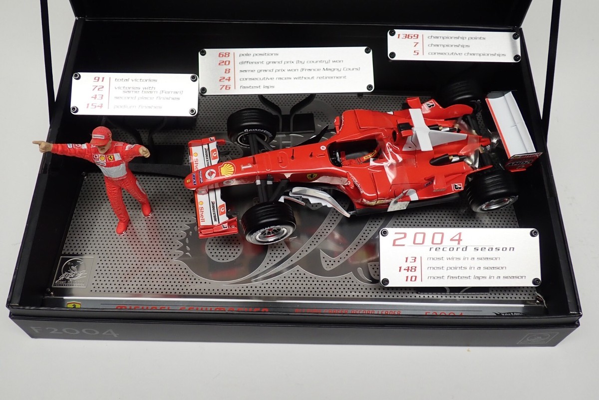 限定 HW 1/18 Ferrari F2004 #1シューマッハ 300Pcs 限定 HW 1/18