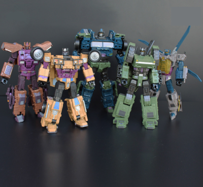 For Jinbao 5-in-1 Military Combiner Robot Oversized Transform