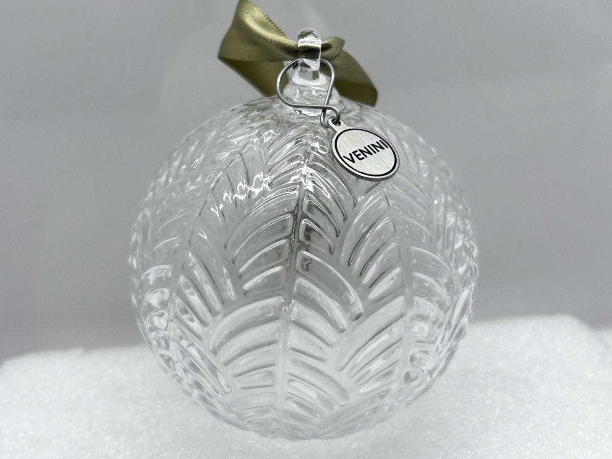 VENINI for Van Cleef & Arpels Ornaments Pair Set Approx 9cm (3.5