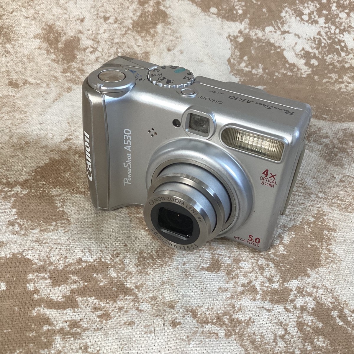 Digital Camera Canon PowerShot A530 5.0MP Silver No Memory Card
