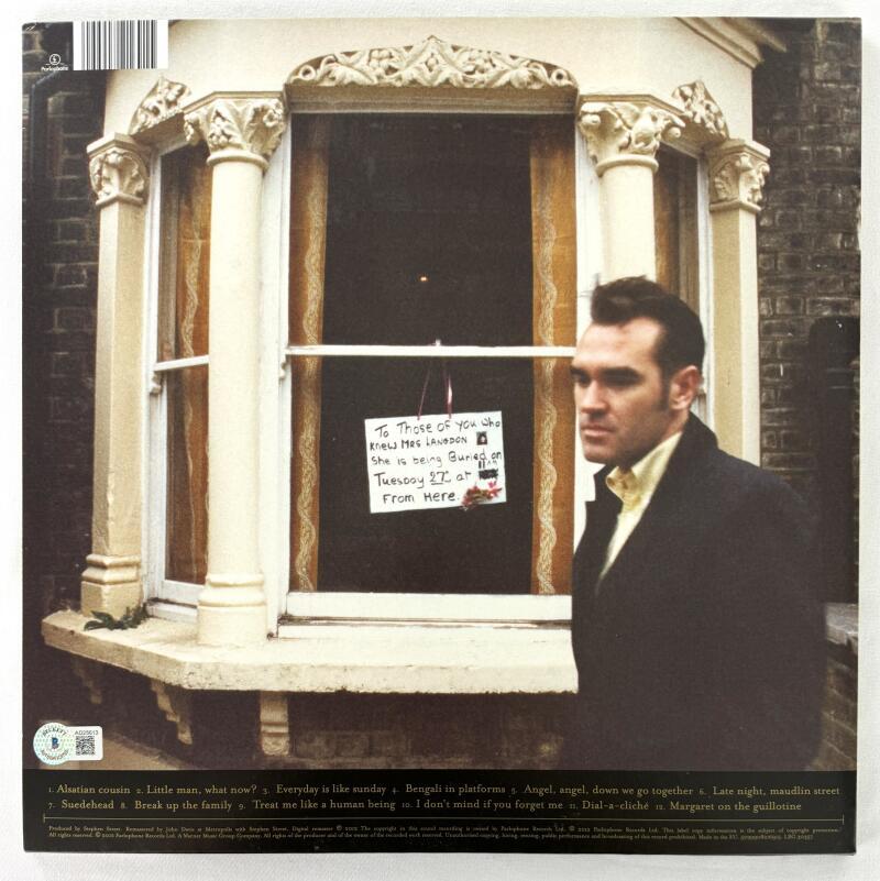 Morrissey The Smiths Signed Autograph Album Vinyl Record LP - Viva