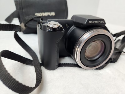 Olympus SP-610Uz 14MP HD Digital Camera w/22x Zoom (Black) Tested