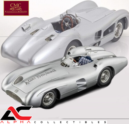 CMC M-137 1:18 MERCEDES-BENZ W196R STREAMLINER HANS HERRMANN