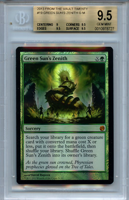 Green Sun's Zenith 4枚セット 緑の太陽の頂点 foil Green Sun's