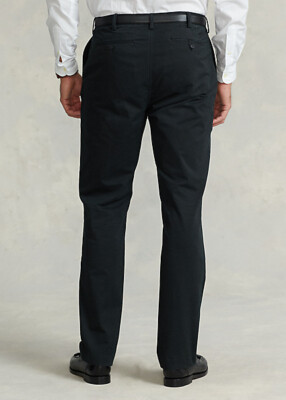 POLO RALPH LAUREN Big & Tall Stretch Classic Fit Chino Pant BLACK