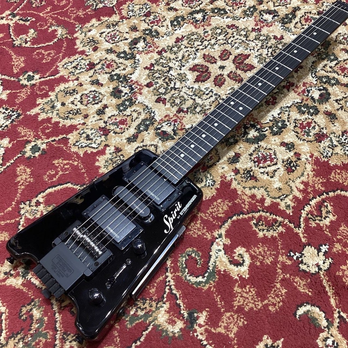 Steinberger Spirit GT-PRO Deluxe Black Headless Electric Guitar