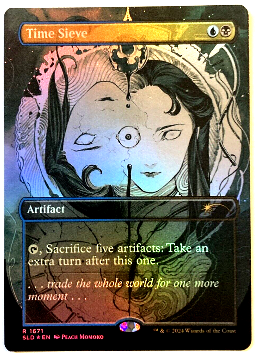 MTG 桃桃子 時の篩 Time Sieve プレイマット MTG 桃桃子 時の篩