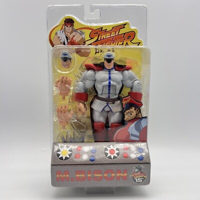 Street Fighter M. Bison Action Figure Gray 15th Round 1 Sota Toys