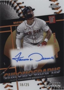 その他 AUTOGRAPH BOOK CARD 4/25 JARREN DURAN Jarren Duran