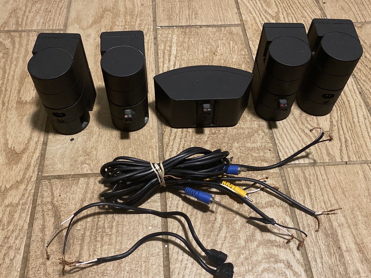 5 Genuine Bose Jewel Double Cube Speakers W Shorter Cables