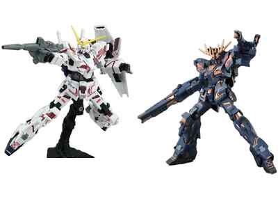 BANDAI x NIKE SB HG 1/144 Unicorn Gundam & Gundam 02 Banshee
