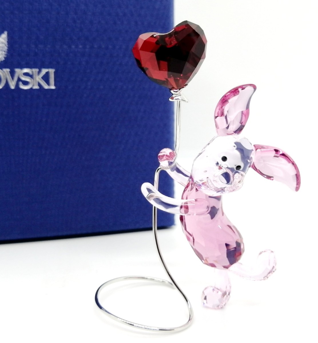 Swarovski Disney Winnie the Pooh Piglet Heart Balloon Figurine