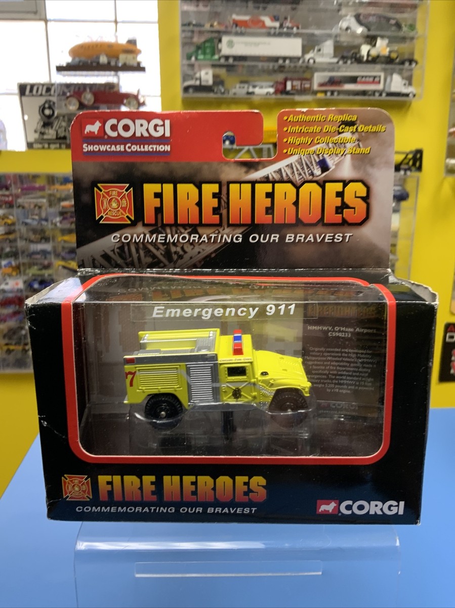 CORGI FIRE HEROES BIG CITY FIREFIGHTERS O'HARE AIRPORT CS90233 NEW