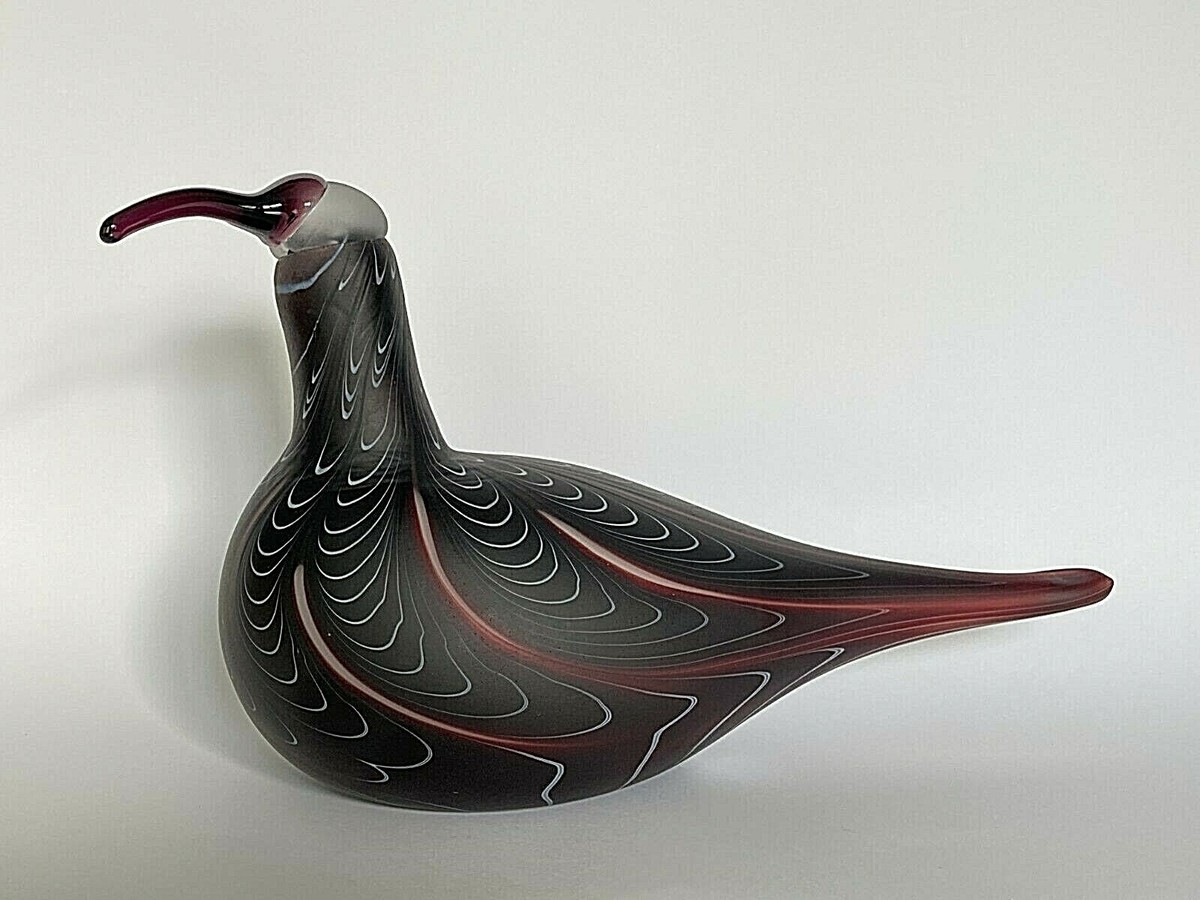 Oiva Toikka bird Curlew glass design Birds by Toikka Iittala