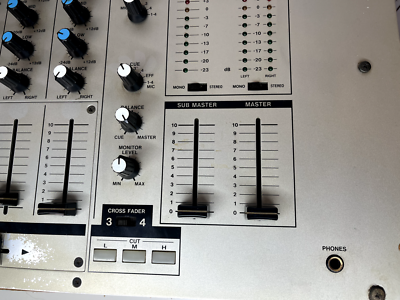 Technics SH-MX1200 DJ Audio Mixer Equipment 4-channel Equalizer