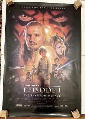 Star Wars The Phantom Menace Original Movie Poster 27x40 | eBay