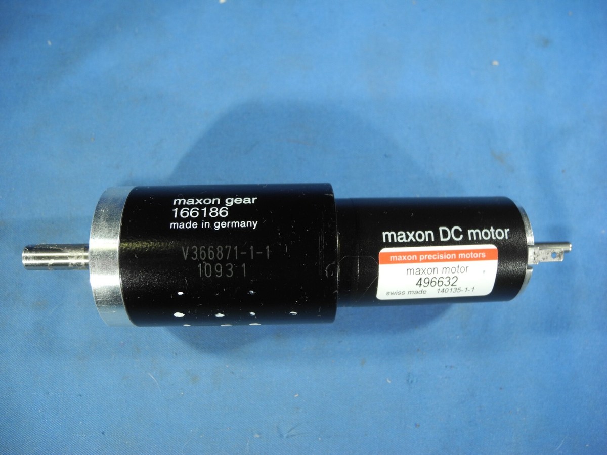 Maxon 496632 motor with Maxon 166186 planetary gearhead, 140135-1