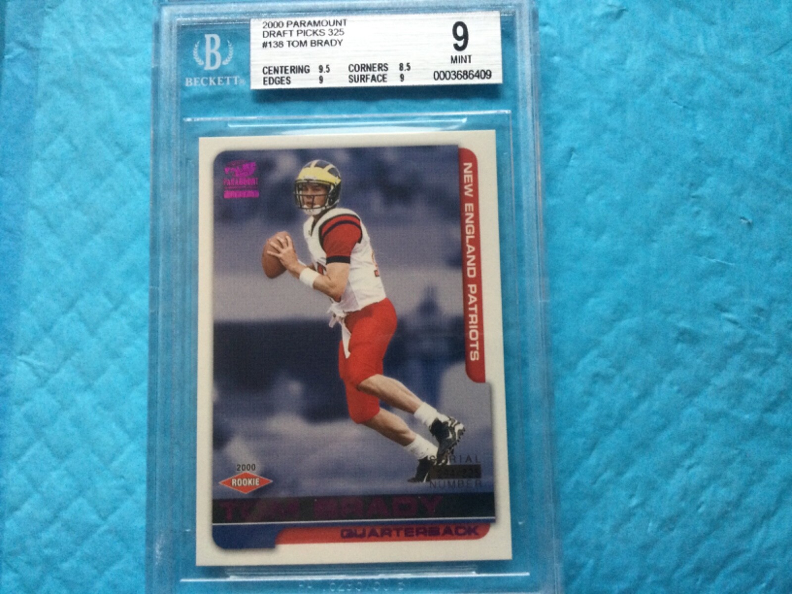 その他 2000 PARAMOUNT #138 TOM BRADY その他 2000 PARAMOUNT #138