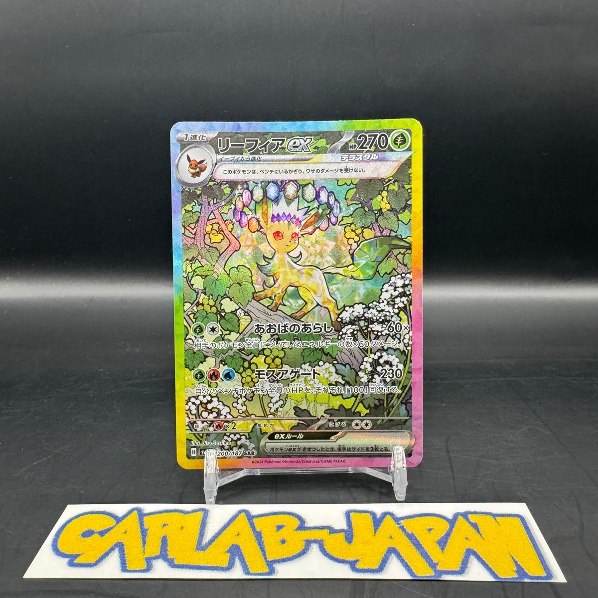 リーフィアex SAR SV8a テラスタルフェスex 200/187 アウトレ