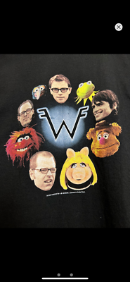 Rare Vintage Weezer 2002 The Muppet Show Alternative T Shirt xl
