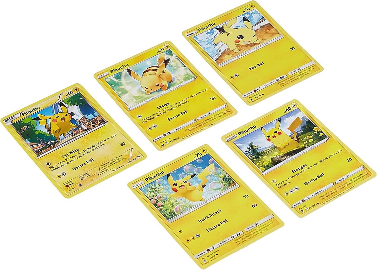 5x Pikachu Card LOT - Pokemon TCG - Assorted Lots | eBay