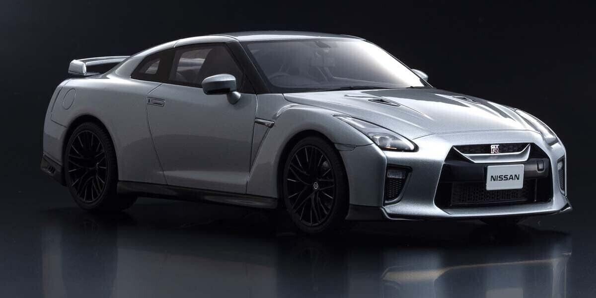 1/18 Nissan GT-R (R35) 2020 Samurai EDT Silver Resin Model by
