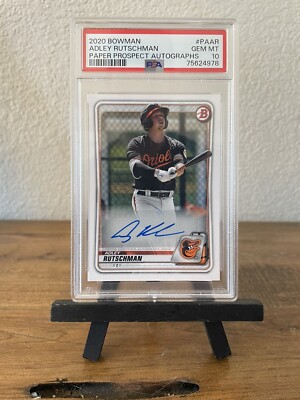 bowman adley rutschman paper /50 PSA10 2020 Bowman paper Adley