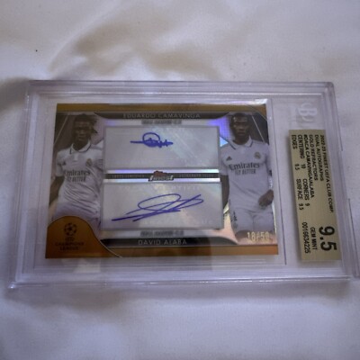 Topps CAMAVINGA / DAVID ALABA Dual Auto