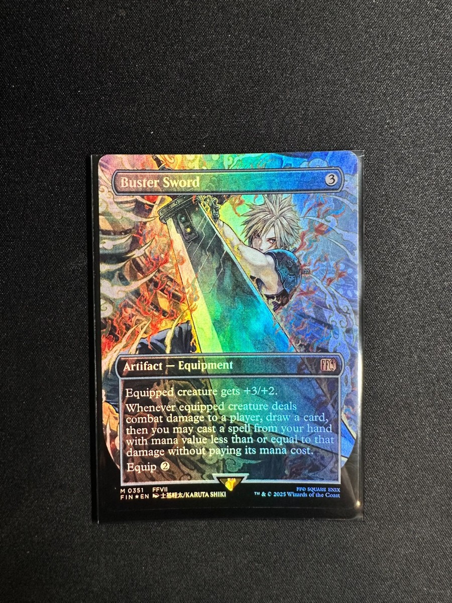 MTG バスターソード 英語版 ファイナルファンタジー MTG バスター