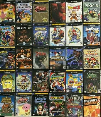 GAMECUBE Authentic Games Q - Z ( Nintendo Gamecube) CLEANED AND