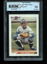 Mike Piazza #461 Prices [Rookie] | 1992 Bowman | Baseball Cards