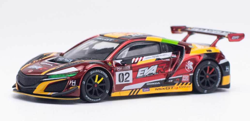 Pop Race EVA RT Production Model-02 - Acura NSX GT3 EVO22 1:64 Car