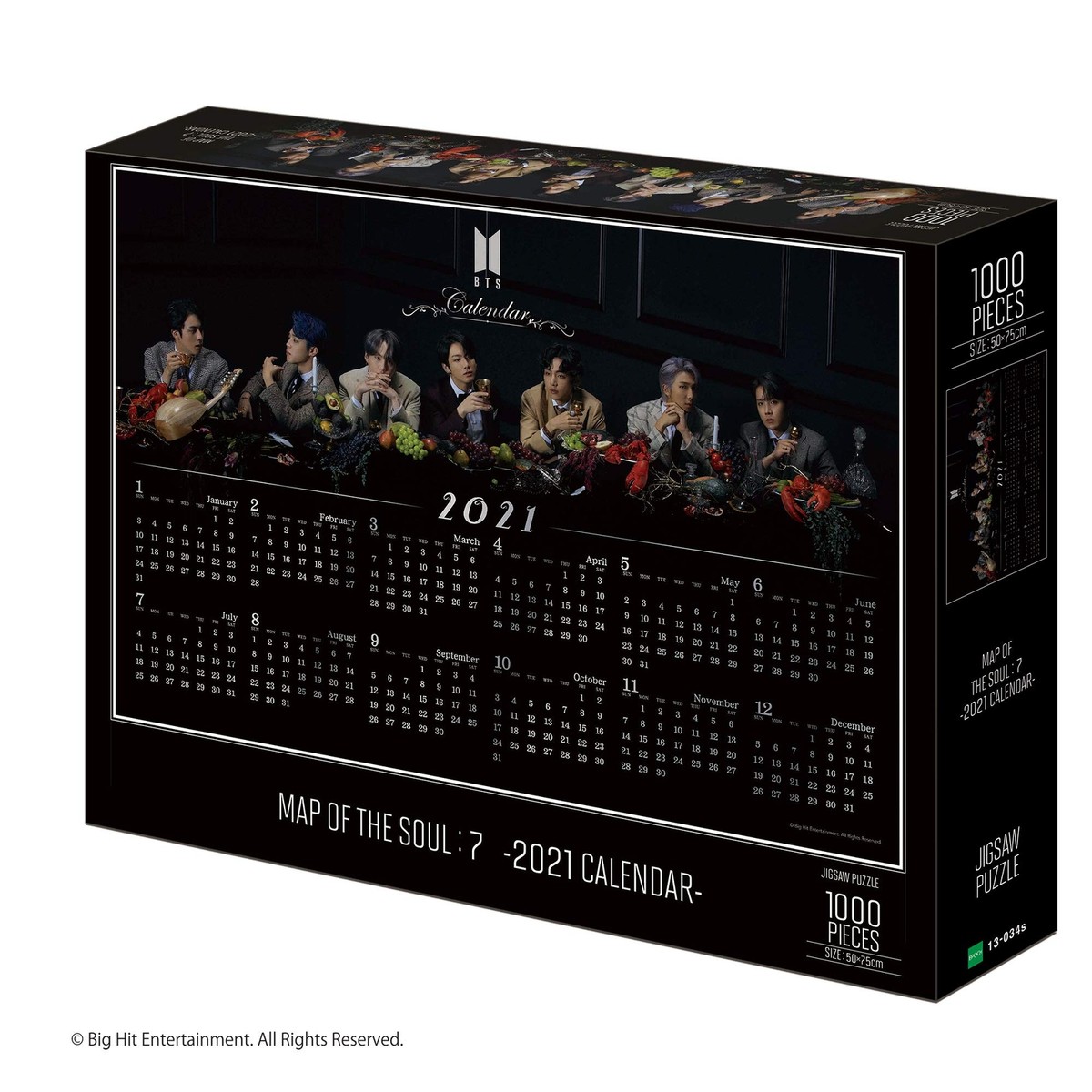 BTS グクMAP OF THE SOUL 7 特大パズル タペストリー BTS グクMAP OF