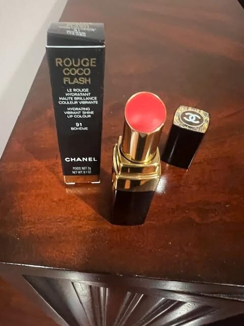 CHANEL ROUGE COCO FLASH HYDRATING VIBRANT SHINE LIP COLOUR 91
