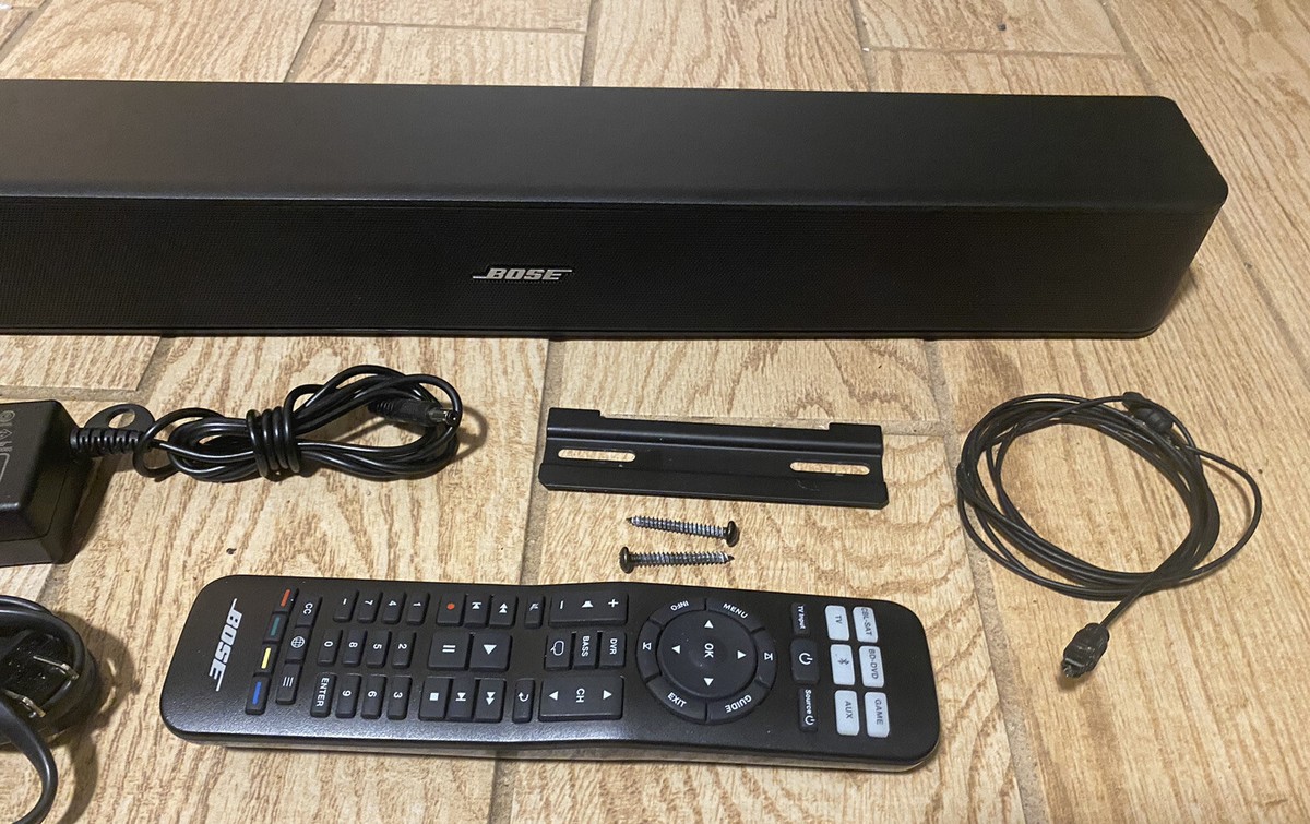 Bose solo5 ボーズ ソロ5 サウンドバー 本体とリモコン付き Bose Solo