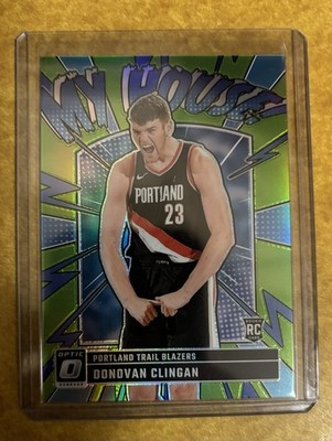 2024-25 Donruss Optic Donovan Clingan My House Lime Green /199 | eBay