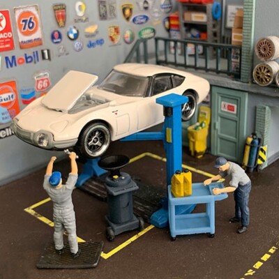 ☆ Garage Diorama Item SBC 【限定品】 1:24 Garage and Tools