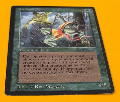 MTG Erthmam Djinn アーナム・ジン アラビアンナイト 英語 MTG Erthmam