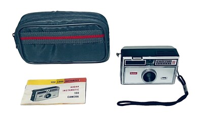 Vintage Kodak Instamatic 100 Camera With Instructions Manual