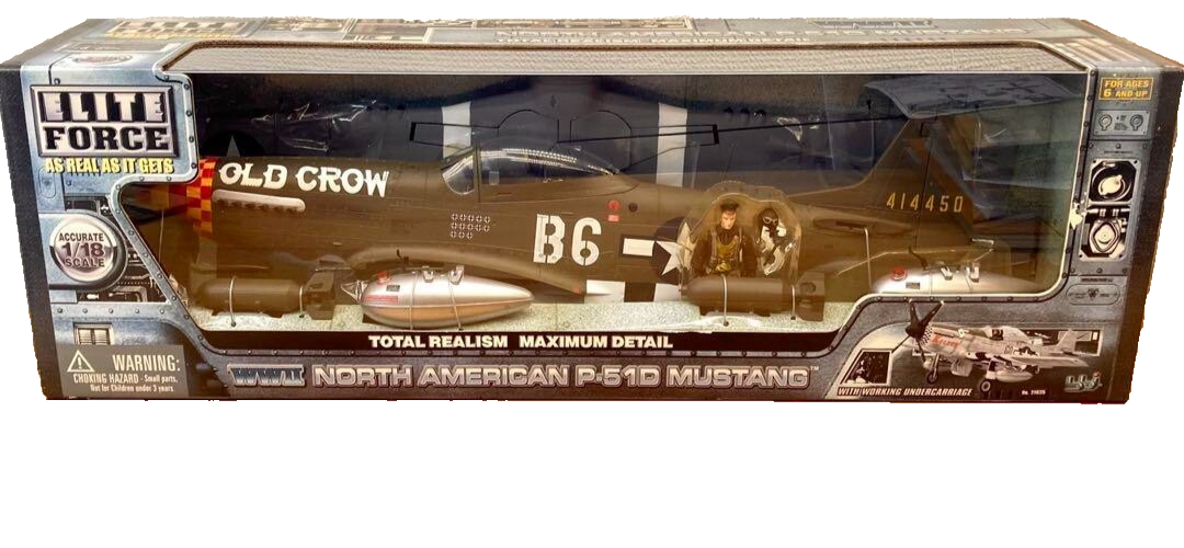 新品BBIエリートフォース製1/18 P-51Dマスタング WWII North American
